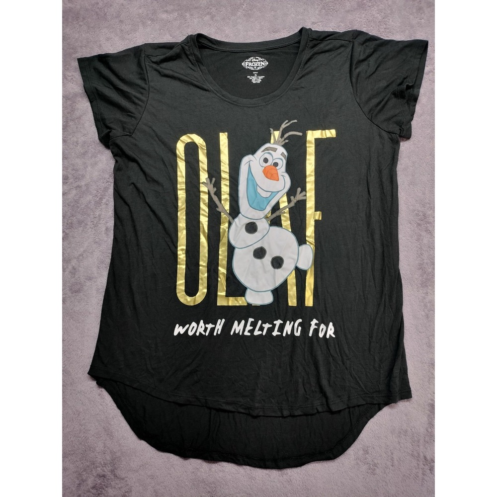 XL Disney's Olaf top Worth Melting For hi lo blouse lightweight